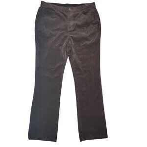 Christopher & Banks Brown Straight High Rise Corduroy Brown Pants‎ 34x31 New 14